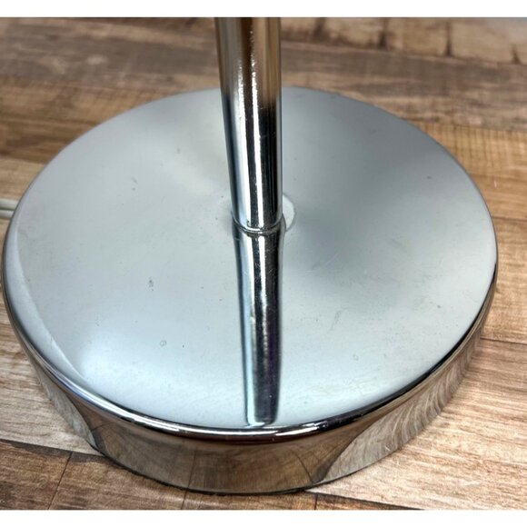 Purple Desk Lamp W/ Flexible Gooseneck & Chrome Base For Home Office - Picture 2 of 8